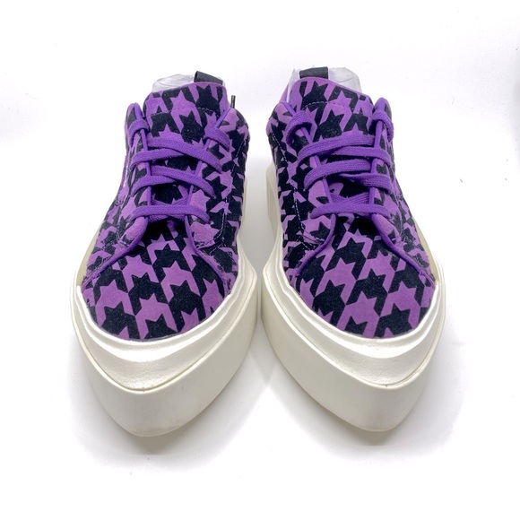Adidas Originals Hypersleek 2" Platform Leather Sneakers Color Purple SZ 8.5 - Picture 2 of 12